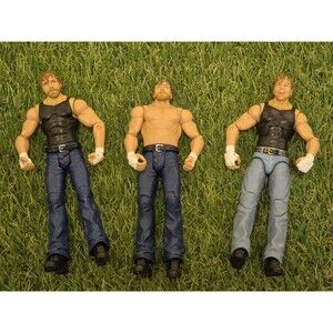 Lot Of 3 Dean Ambrose (Jon Moxley) WWE Elite Series 2011 + (2) 2014 Figures